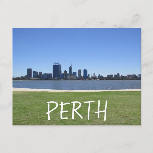 Carte Postale eau de la ligne d'horizon perth (Devant)