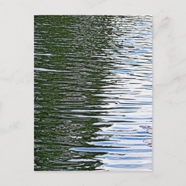 Carte Postale Eau de ruissellement (Devant)