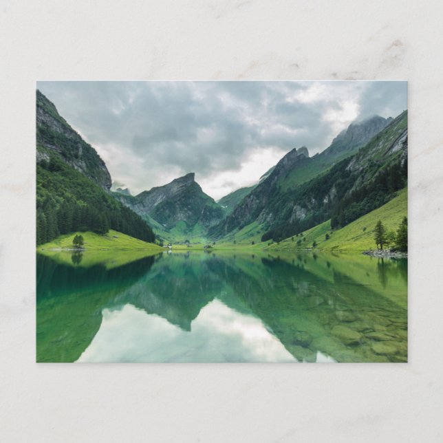 Carte Postale Eau | Lac Alpes suisses (Devant)