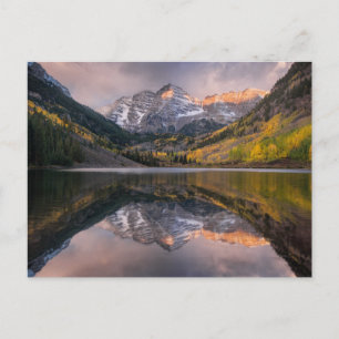 Carte Postale Eau   Maroon Bells Colorado