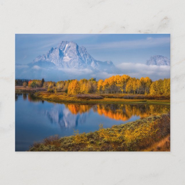 Carte Postale Eau | Oxbow Bend Jackson Wyoming (Devant)