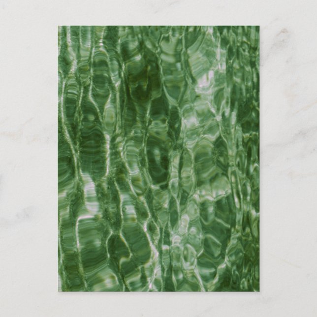 Carte Postale Eau verte (Devant)