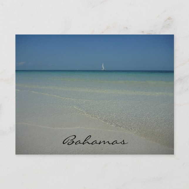 Carte Postale eaux bahamas (Devant)