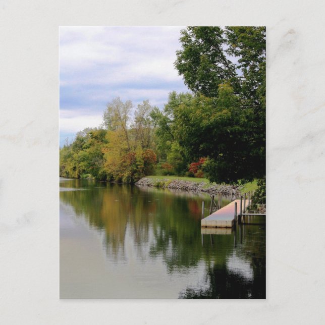 Carte Postale Eaux Calmes (Devant)