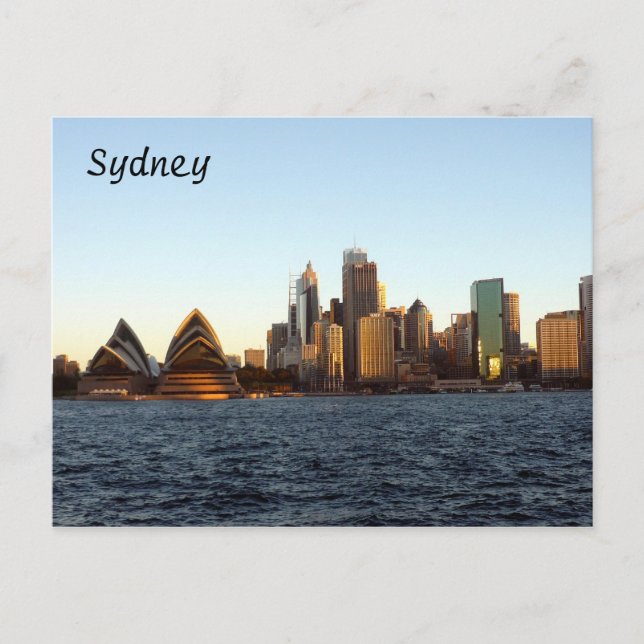 Carte Postale eaux de sydney (Devant)