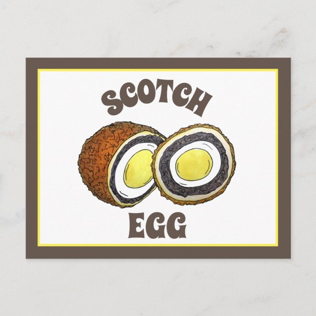 Carte Postale Eaux écossaises à coque rigide Royaume-Uni Snack F (Devant)