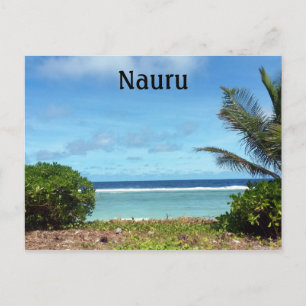 Carte Postale eaux nauru