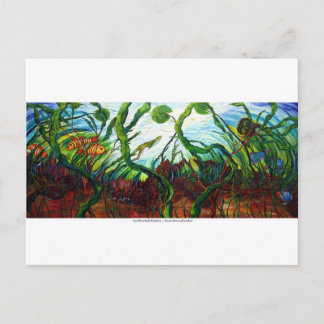 Carte postale Eaux non cartographiées