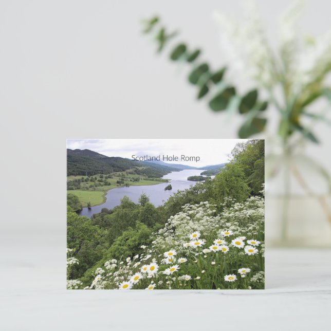 Carte Postale Ébats du trou d'Écosse (Debout devant)