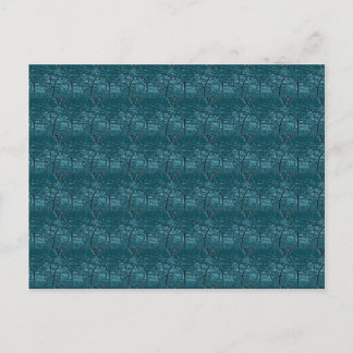 Carte postale Écailles Dragon Vert Bleu Foncé
