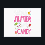 Carte Postale Échangerai ma sœur contre des bonbons Cadeau de Pâ<br><div class="desc">Échangerai ma sœur contre des bonbons Cadeau de Pâques joyeux</div>