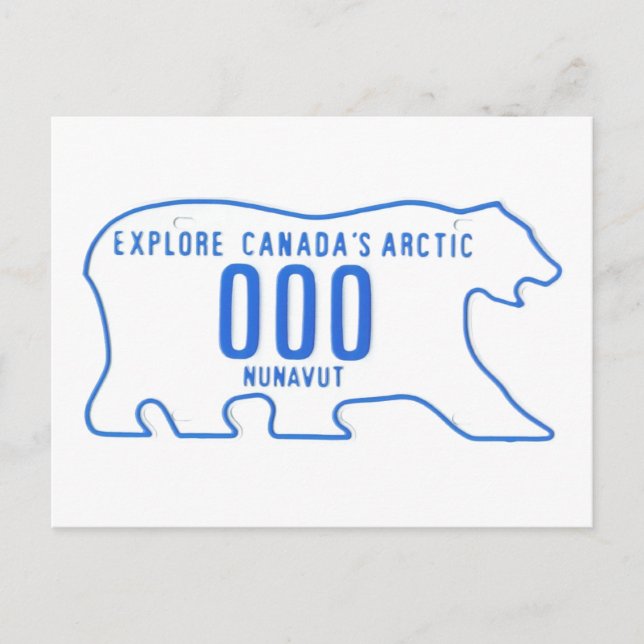 Carte Postale échantillon NU (Devant)