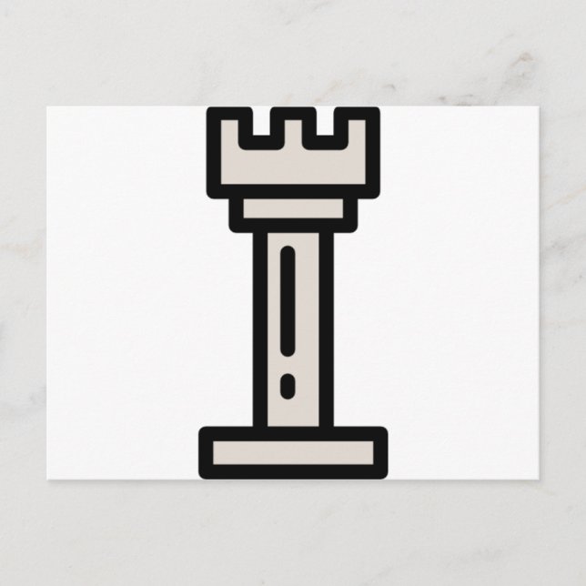 Carte Postale échecs (Devant)