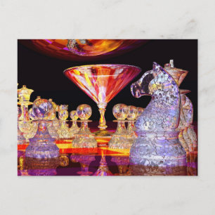 Carte Postale Échecs Martini