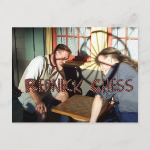 Carte Postale Échecs Redneck