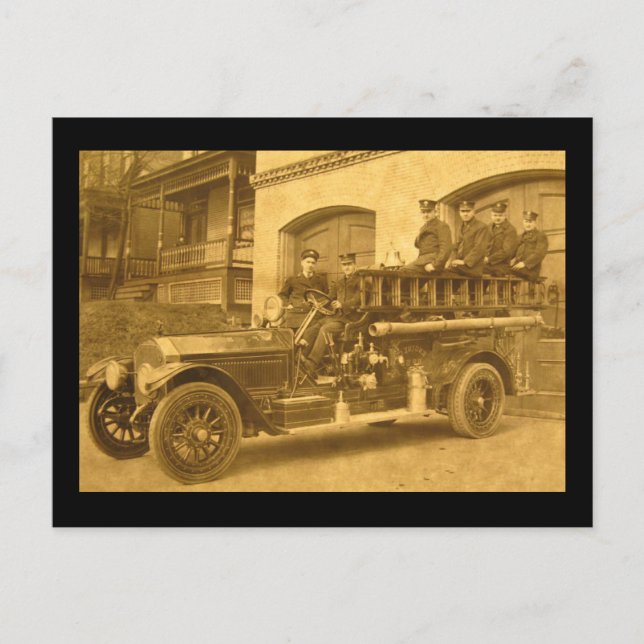 Carte Postale Échelle à croc vintage début 1900 (Devant)