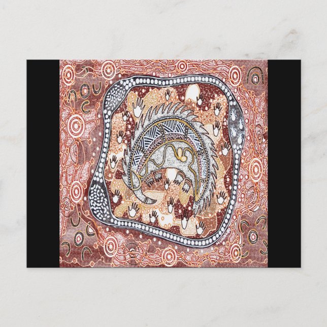 Carte Postale Echidna Dreaming (Devant)