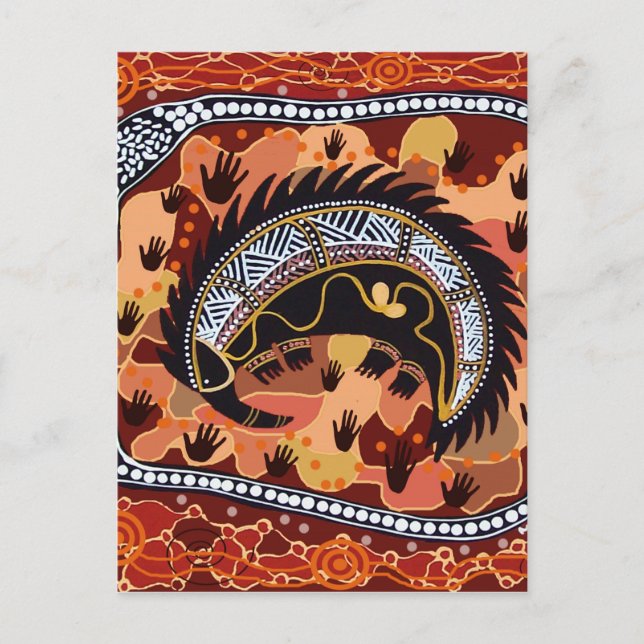 Carte Postale Echidna du désert (Devant)