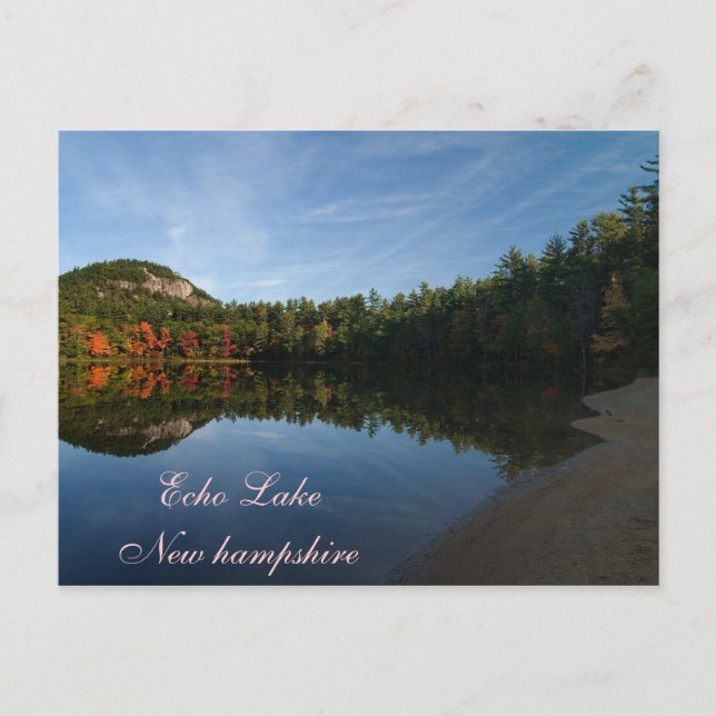 Carte postale Echo Lake New Hampshire (Devant)