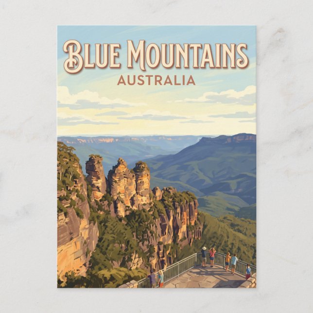 Carte Postale Echo Point Australie (Devant)