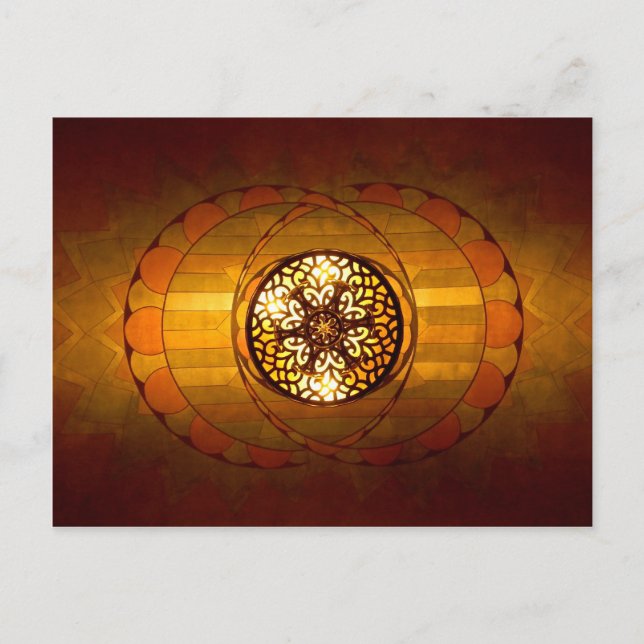 Carte Postale Éclairage Art Déco (Devant)