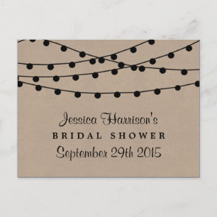 Carte Postale Éclairage De Chaîne Sur La Recette De Fête des mar