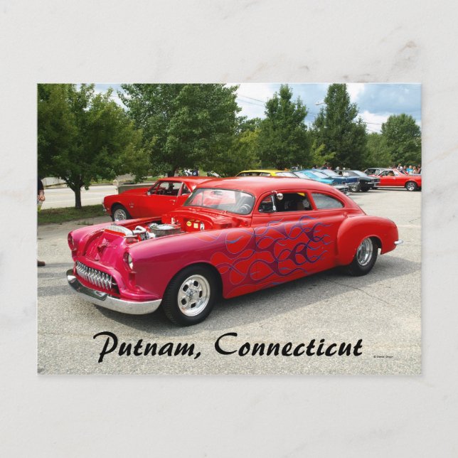 Carte Postale Éclairage rouge (Devant)
