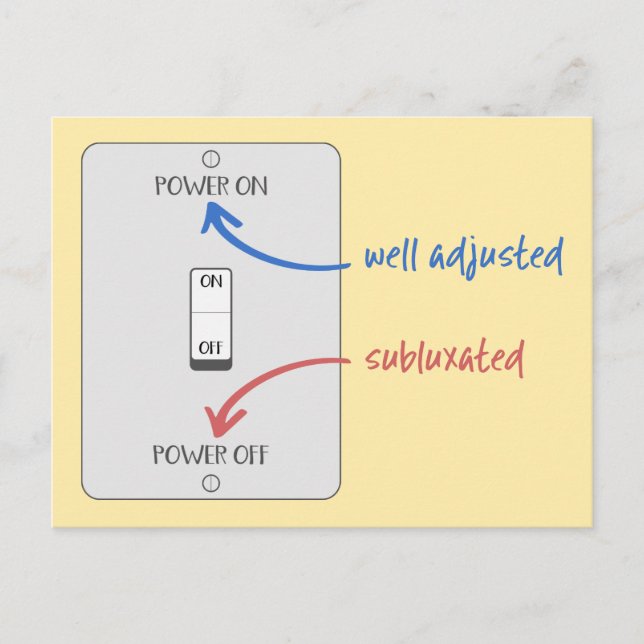 Carte Postale Éclairer votre vie avec chiropratique, chiropratiq (Devant)