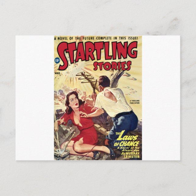 Carte Postale Éclat électrique (Devant)