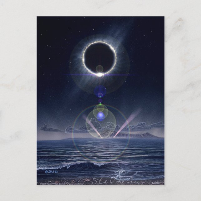 Carte Postale Éclipse (Devant)