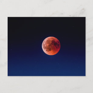 Carte postale Eclipse de Lune de Sang (Suisse)