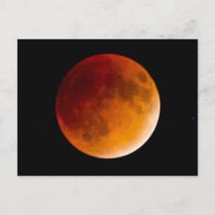Carte Postale Éclipse de lune Lune de sang Mendota Heights