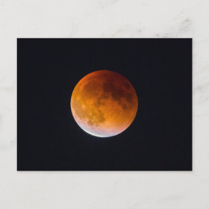 Carte Postale Éclipse lunaire de la Lune bleue   État de Washing