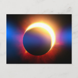 Carte Postale Éclipse solaire