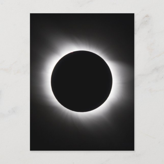 Carte Postale éclipse solaire (Devant)