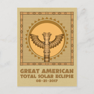 Carte Postale Éclipse solaire totale des États-Unis - 2017
