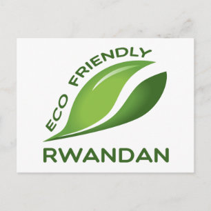 Carte Postale Eco Friendly Rwandan.