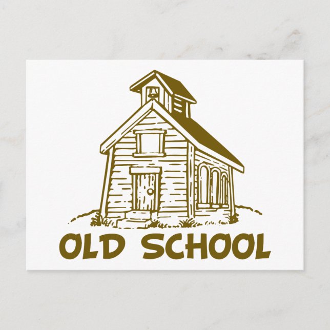 Carte Postale École ancienne (Devant)