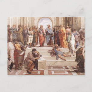 Carte Postale École d'Athènes