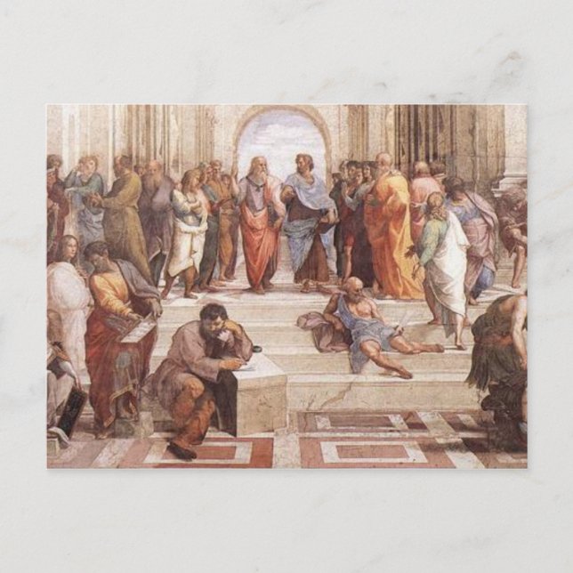 Carte Postale École d'Athènes (Devant)