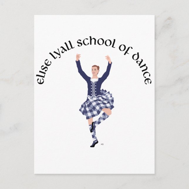 Carte Postale École de danse CUSTOM Elise Lyall (Devant)