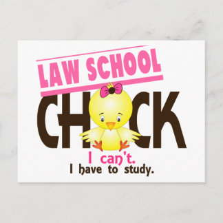 Carte Postale École de droit Chic 1