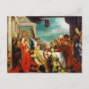 Carte Postale École de Rubens - Alboin et Rosamunde Peter Paul