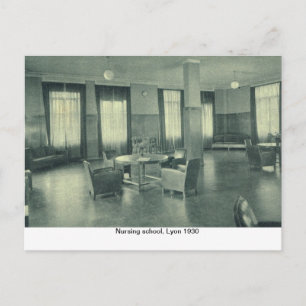 Carte Postale École de sciences infirmières, Lyon 1930