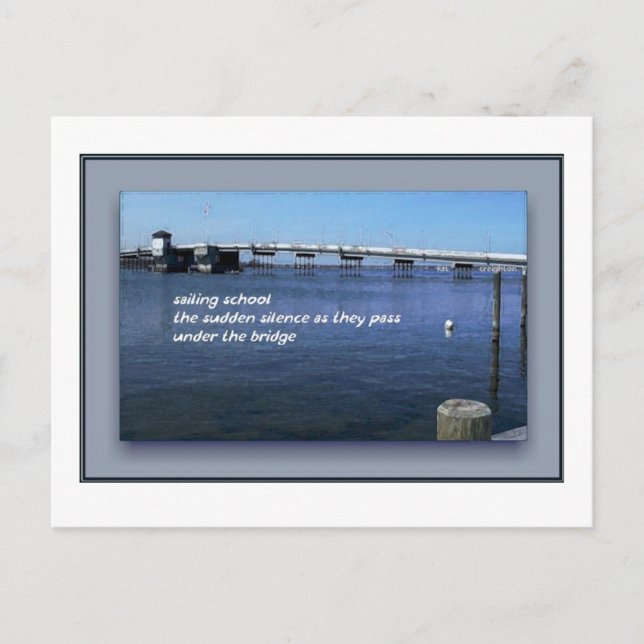 Carte Postale École de voile (Devant)