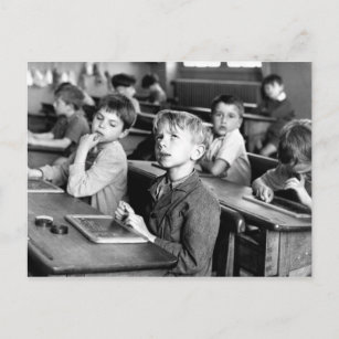Carte Postale Ecole Paris - 1956 - Robert Doisneau