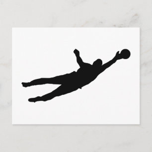 Carte Postale Économies de gardien de but