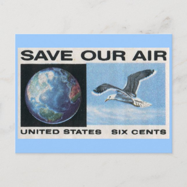 Carte Postale Économisez de l'air (Devant)