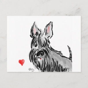 Carte Postale Ecosse amoureuse