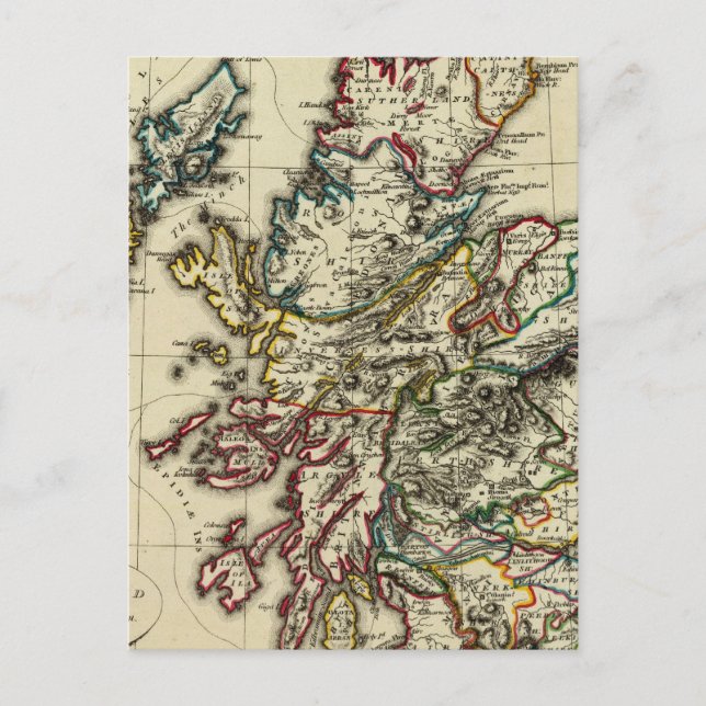 Carte Postale Ecosse ancienne, moderne (Devant)